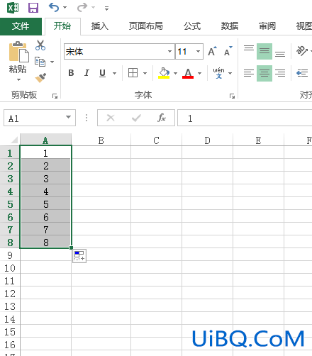 excel怎么排序1235678