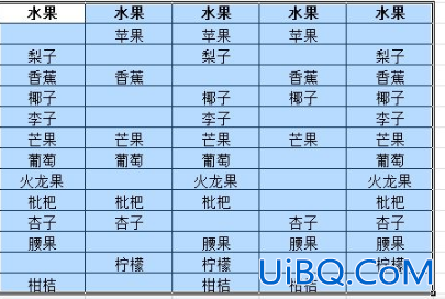 快速填充空白区域内容
