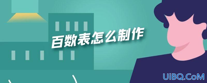 百数表怎么制作