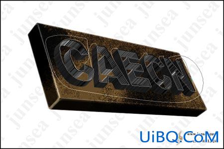 PS制作腐蚀金属块上的镂空字 PS制作腐蚀金属块上的镂空字