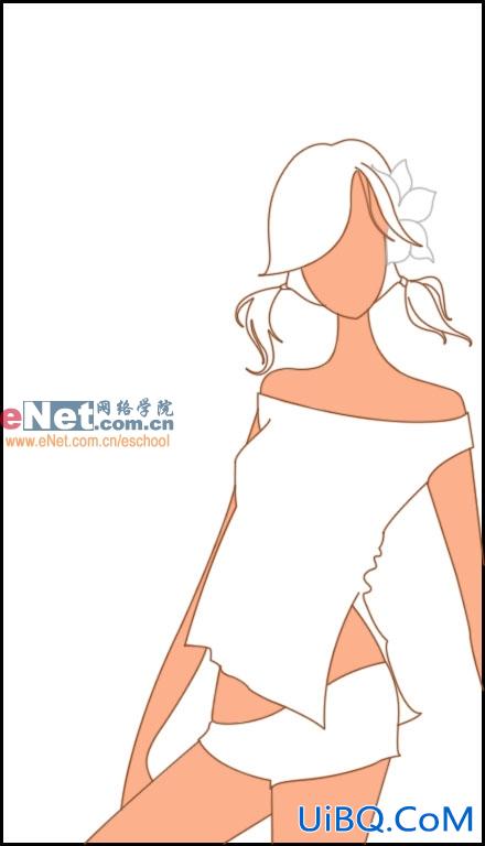 PS巧绘时尚美女清爽插画