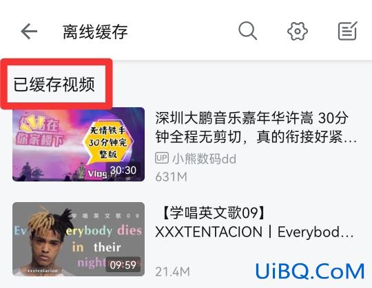 手机哔哩哔哩下载的视频在哪里