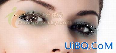 PS教程打造美女烟熏妆