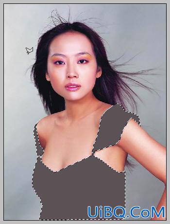 PS巧为花衣美女“换”衣服