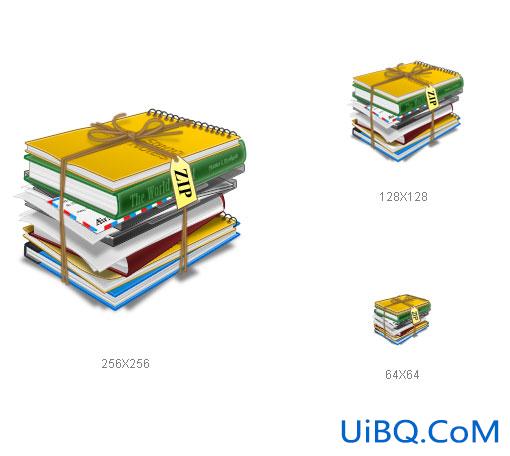 PS实用教程:制作ZIP图标