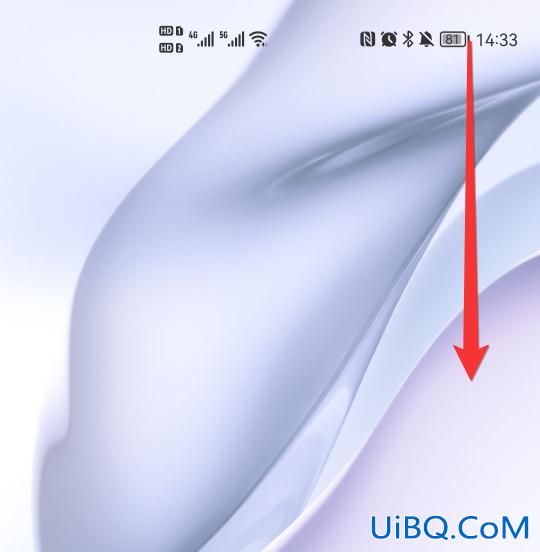 华为手机拉下来的页面怎么设置