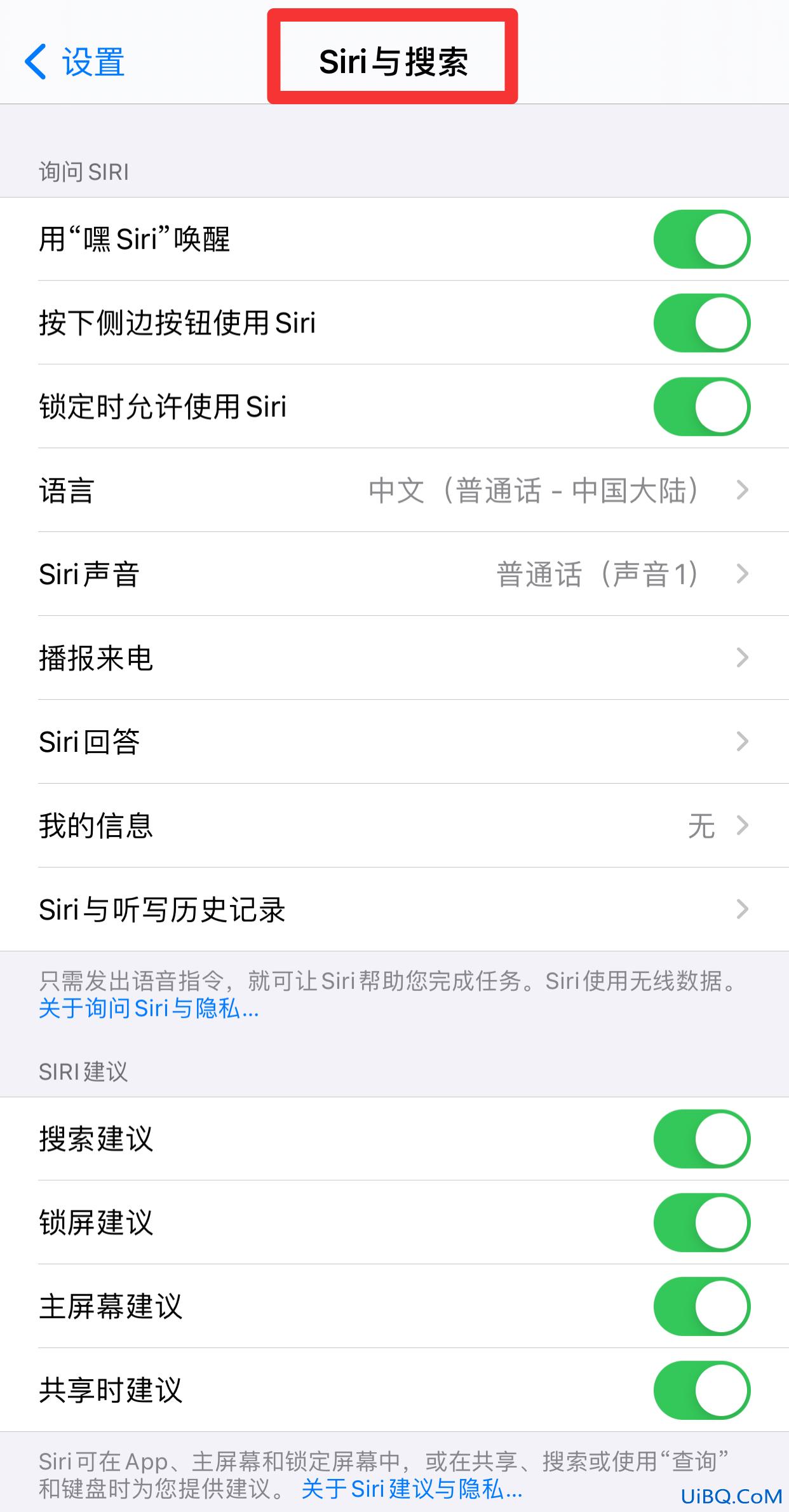 苹果的siri如何设置