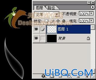 PS路径与滤镜绘制透明光影花叶