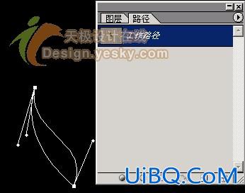 PS路径与滤镜绘制透明光影花叶