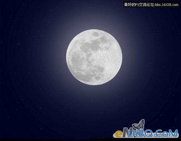 PS照片合成教程:黑夜中飞翔的鸽子