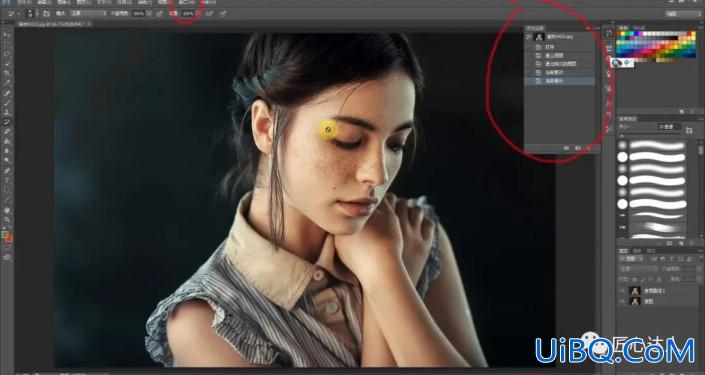 Photoshop美容教程：用高斯模糊的方法,做出无暇的美女皮肤效果。