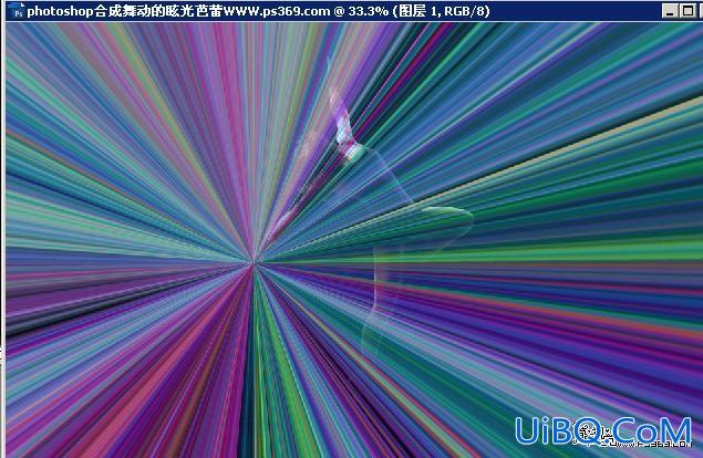 PS照片合成实例:黑夜中眩光芭蕾舞者