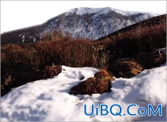 PS合成实例:雪地上的美丽天使