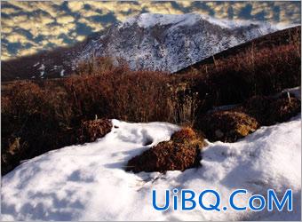 PS合成实例:雪地上的美丽天使