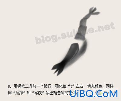 PS鼠绘shuhui“齐白石”的虾图