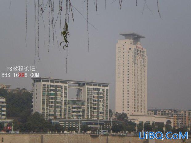 PS照片处理:修复破损灰蒙蒙图片