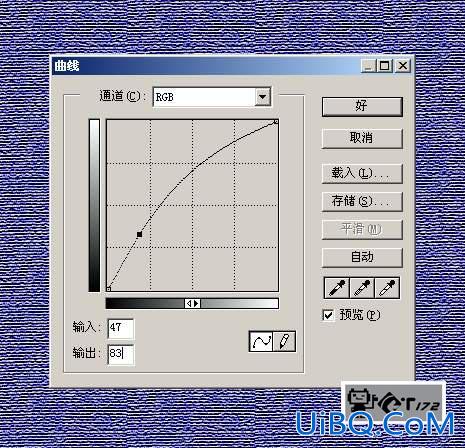 PS巧绘制牛仔布底纹