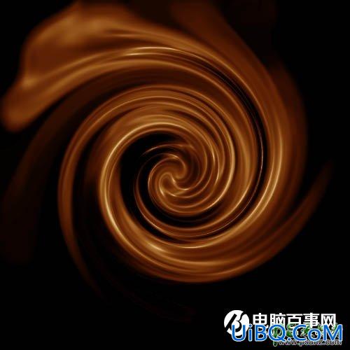 Ps滤镜制作逼真的巧克力水波纹效果，制作浓情巧克力教程