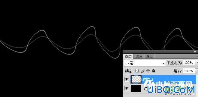 PS滤镜特效制作教程实例：学习设计创意的烟雾曲线图片