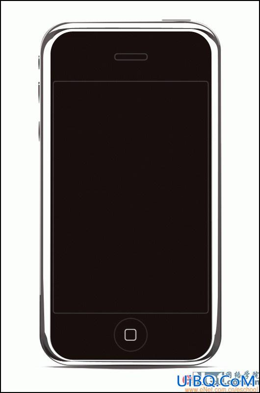 PS手绘教程:买不起真的,就用ps绘制一台自己的iPhone