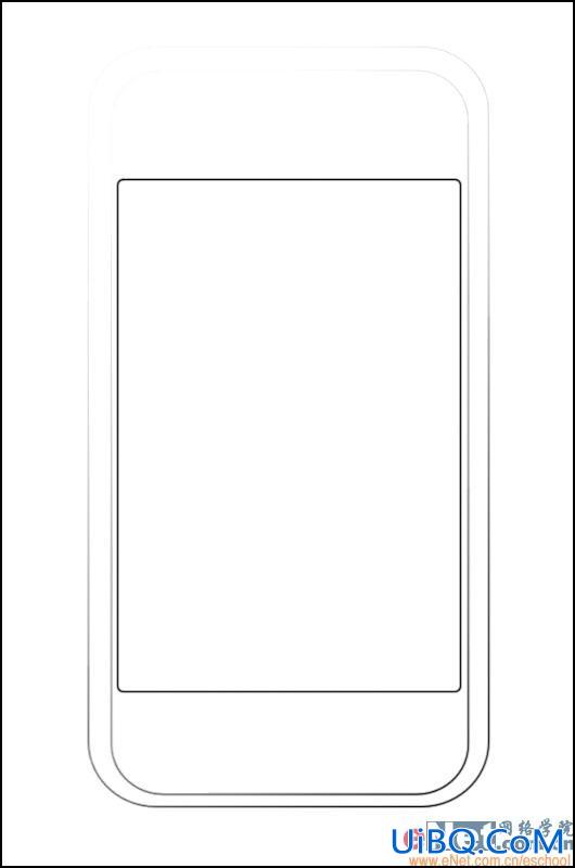 PS手绘教程:买不起真的,就用ps绘制一台自己的iPhone