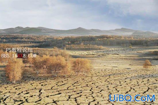PS合成图片教程:荒凉干旱景象