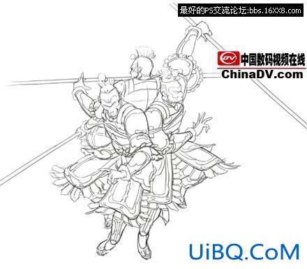 PS鼠绘教程:国画的工笔重彩