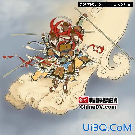 PS鼠绘教程:国画的工笔重彩