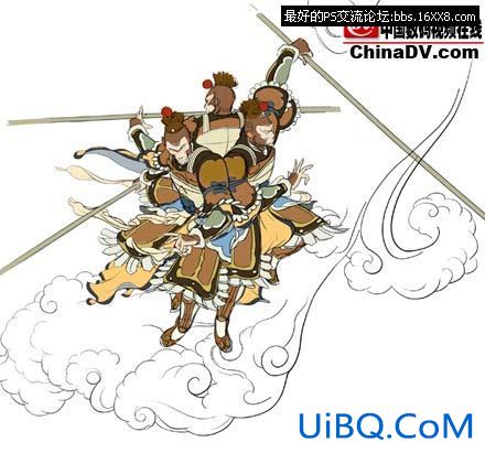 PS鼠绘教程:国画的工笔重彩
