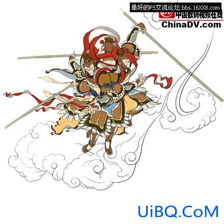 PS鼠绘教程:国画的工笔重彩