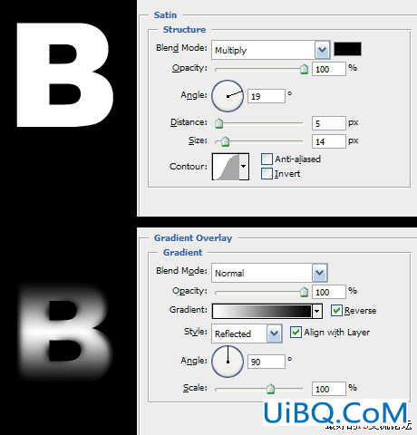 PS制作层叠的立体彩色文字