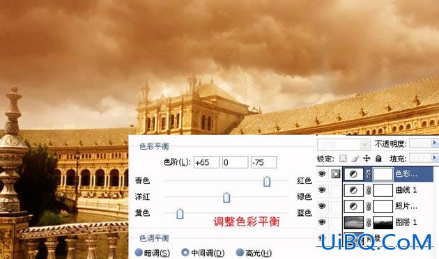 PS乌云密布的天空