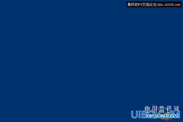 PS字效教程:雪花字效果