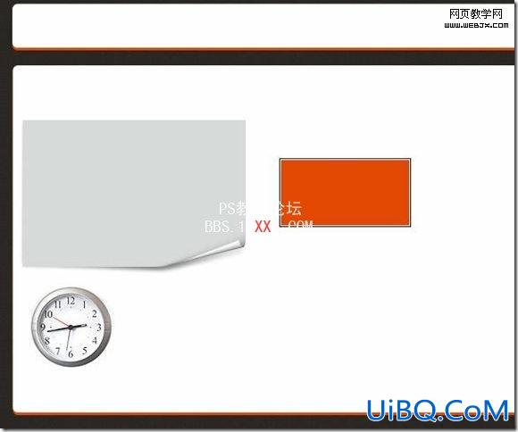 PS绘制漂亮的商业类型网站模板