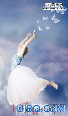 PS照片合成教程:打造云端舞蹈的天使
