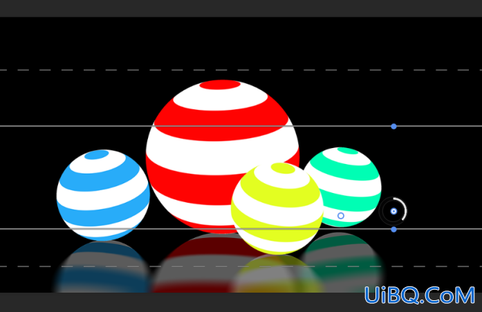利用ps 3D工具制作色彩缤纷的球体素材图,可爱的3D小球图形