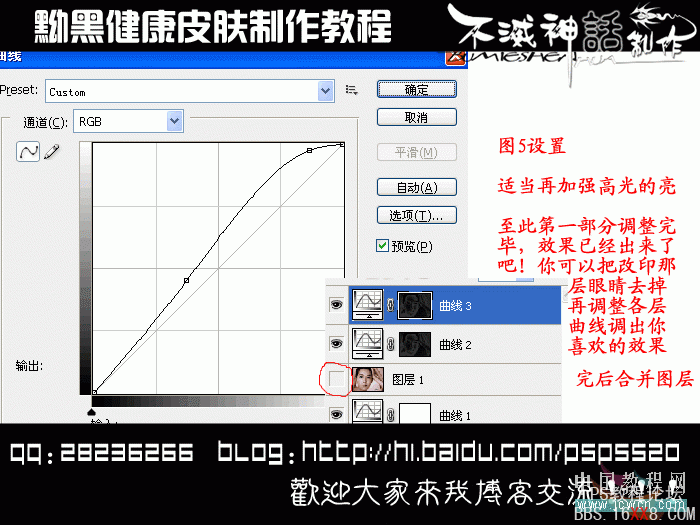 PS教程:调出另类肤色美女照片