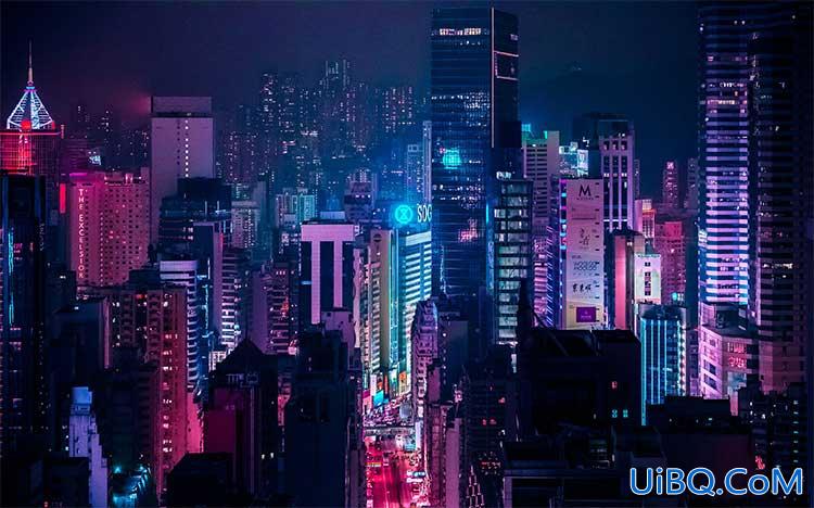 利用Photoshop滤镜给风情少女夜景照制作出夜晚光斑艺术效果。