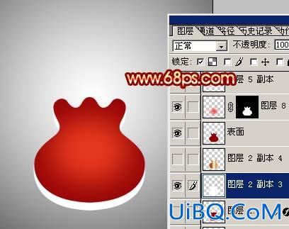 PS鼠绘教程:逼真的红色吉它