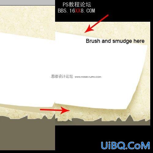 PS教程:设计一个破旧的卡通网站布局
