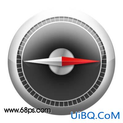 PS鼠绘教程:指南针图标