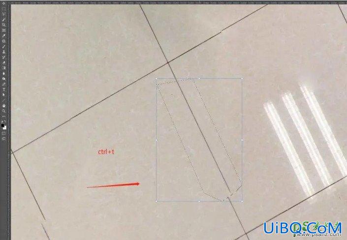 Photoshop图片去杂物水印教程：学习给室内拍摄的照片去除不要的三脚架。