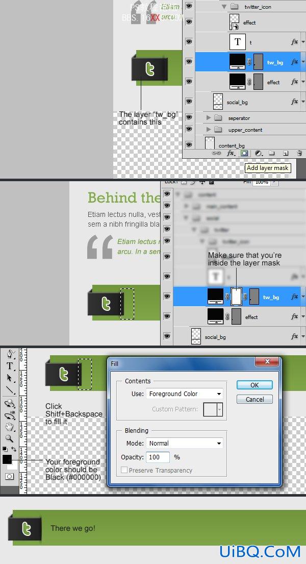 PS cs4教程:制作专业网站的2.0布局