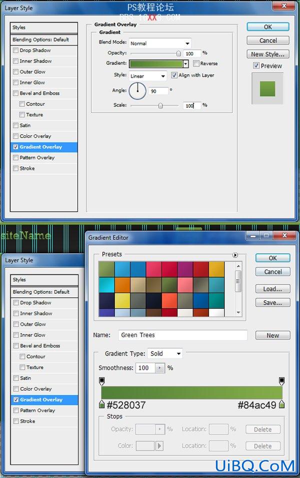 PS cs4教程:制作专业网站的2.0布局