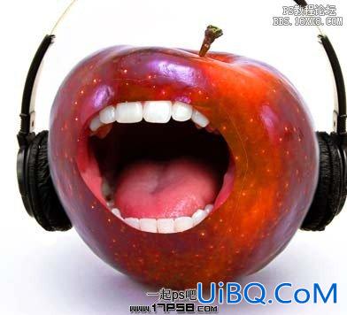 Ps实例教程-爱唱歌的苹果