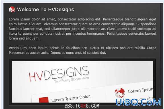 PS设计商务网站布局设计教程