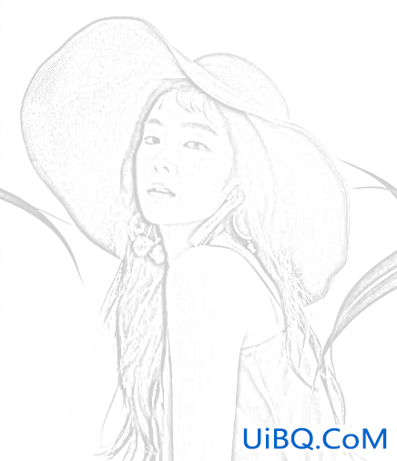 粉笔画，把人物照片制作成粉笔字效果