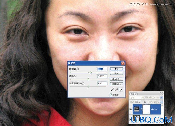ps给模特的脸部详细的后期修饰
