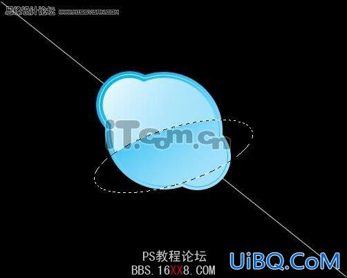 PS制作Skype的标志教程