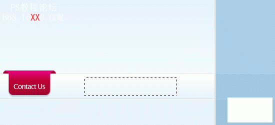 PS制作包含3D元素的网页模板布局